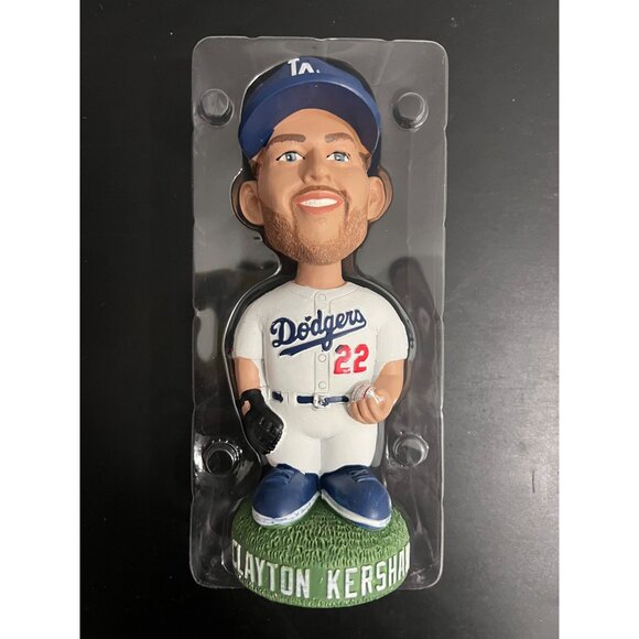 Los Angeles Dodgers Clayton Kershaw 60th Anniversary Retro Bobblehead - Picture 2 of 3